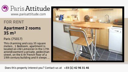 1 Bedroom Apartment for rent - Batignolles, Paris - Ref. 8299