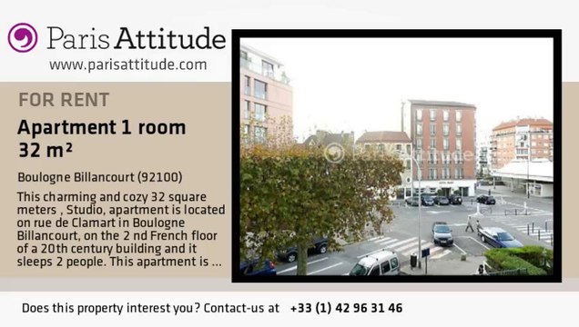 Studio Apartment for rent - Boulogne Billancourt, Boulogne Billancourt - Ref. 7876