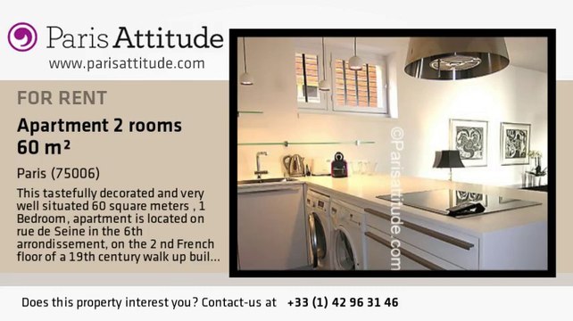 1 Bedroom Apartment for rent - St Germain, Paris - Ref. 6397