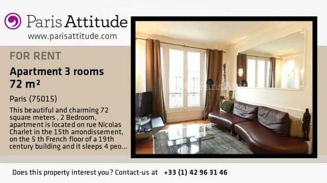 2 Bedroom Duplex for rent - Montparnasse, Paris - Ref. 8030
