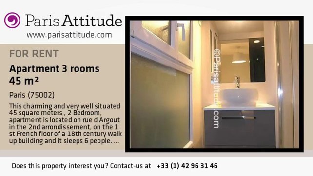 2 Bedroom Apartment for rent - Montorgueil, Paris - Ref. 7706