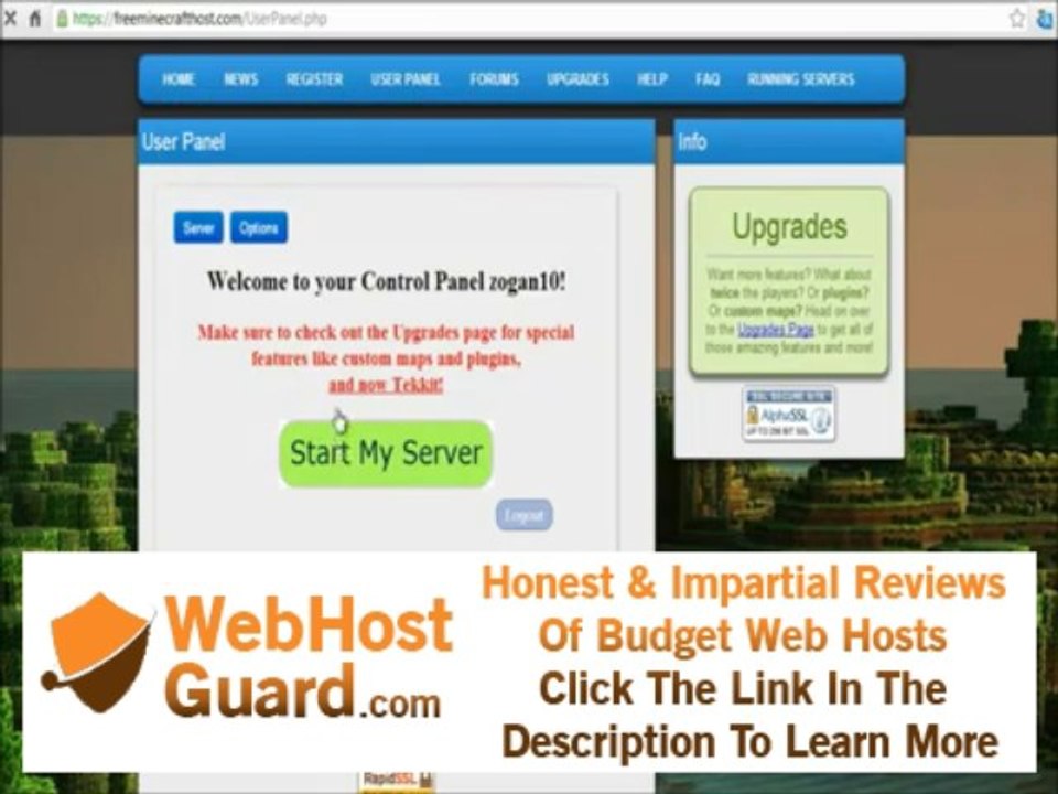 Free Minecraft Server Hosting!