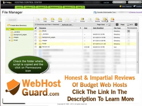 Set File Permissions with GoDaddy Windows Hosting Account