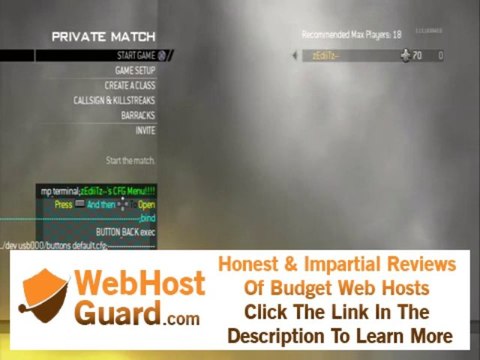 Hosting Buttons_default.CFG Infection Lobby On Mw2 1.14!! (Ps3)