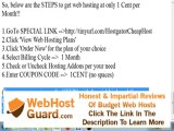 Almost Free Web Hosting - 1 Cent for First Month and then Cheap Web Hosting