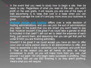Website design and hosting : How to launch a Website?