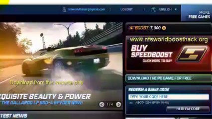 Need For Speed World Hack Faster 2013