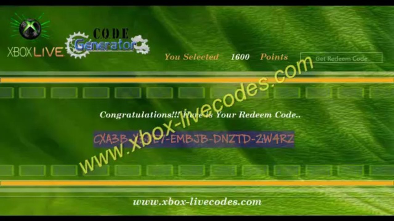 Xbox live Code Generator Official 2013 Windows 8 App