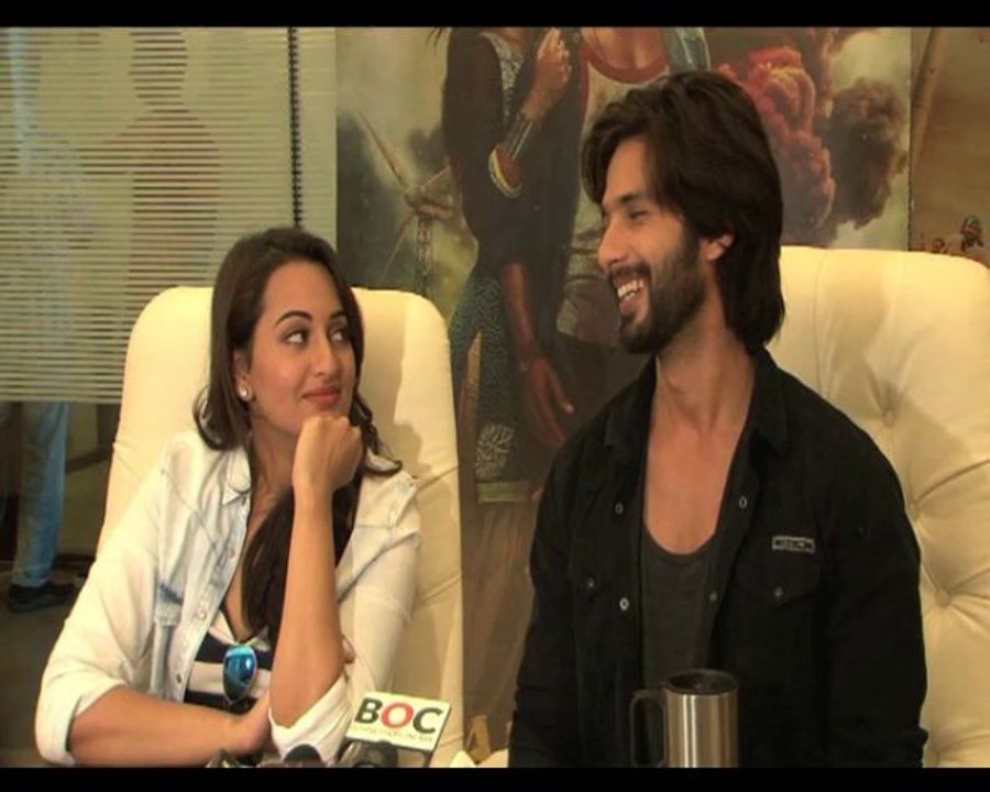 Fun interview with Shahid Sonakshi