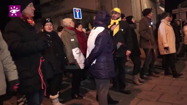 Téléthon 2013 : Une chaîne humaine autour de Langres (52)