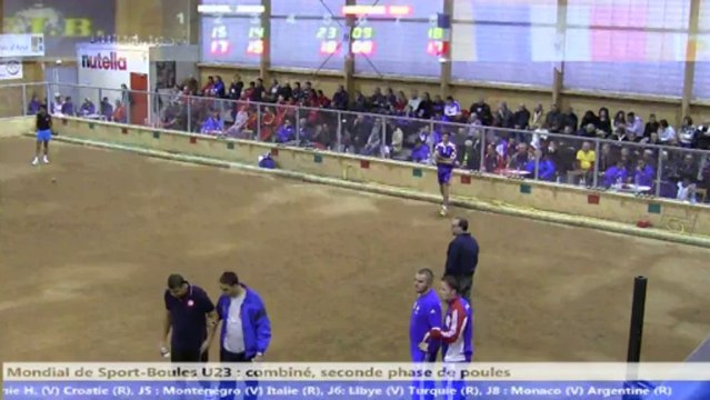 Combiné, second tour, Sport Boules, Mondial U23 Martigues 2013
