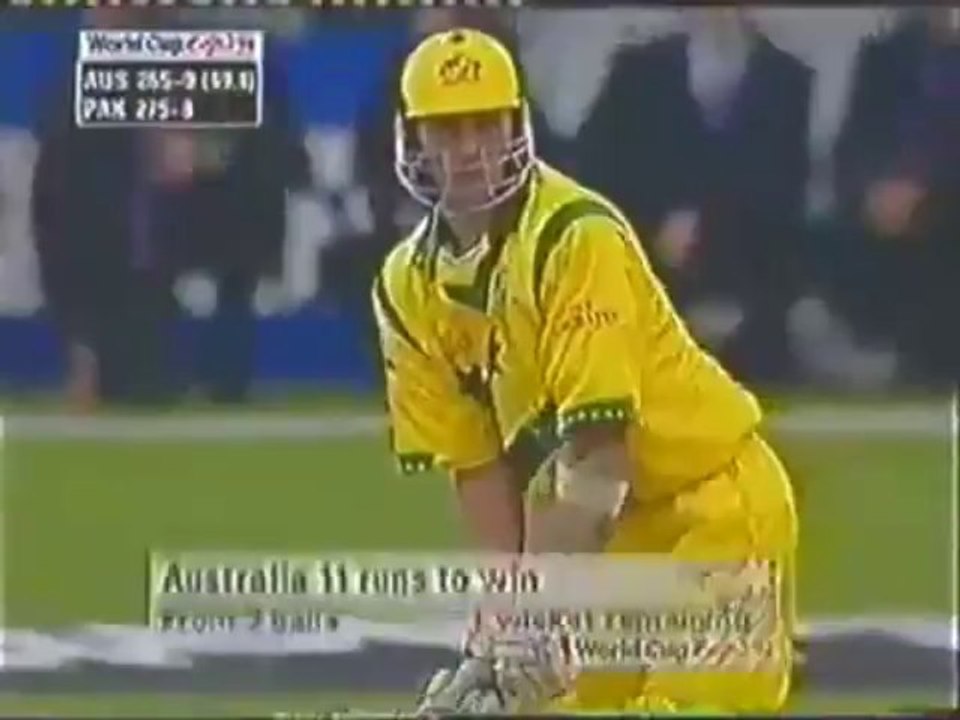 Wasim Akram 4-40 Vs Australia (Headingley) Worl...