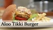 Veg Aloo Tikki Burger - Cheese Potato Patties With Coleslaw - Snack Recipe By Ruchi Bharani [HD]