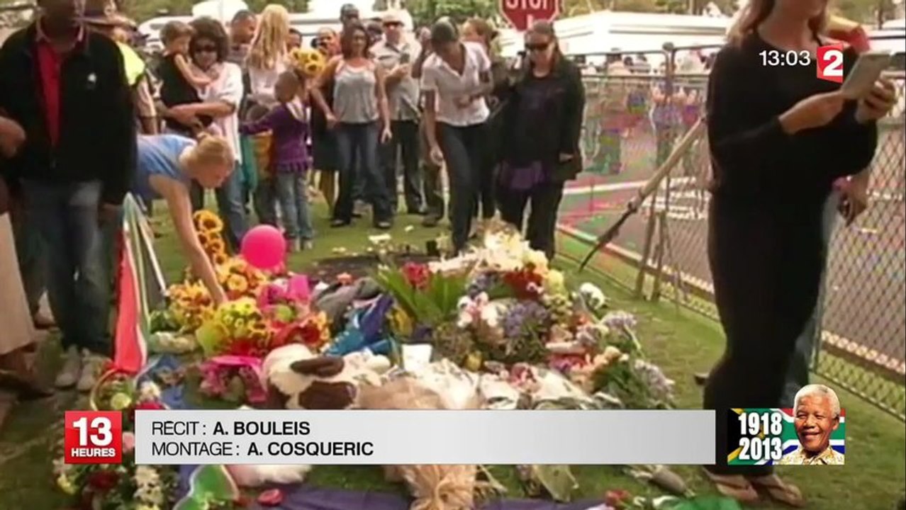 L'Afrique du Sud, en deuil, chante et danse pour Nelson Mandela