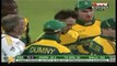 Ahmed Shahzad And Faf Du Plessis Collision