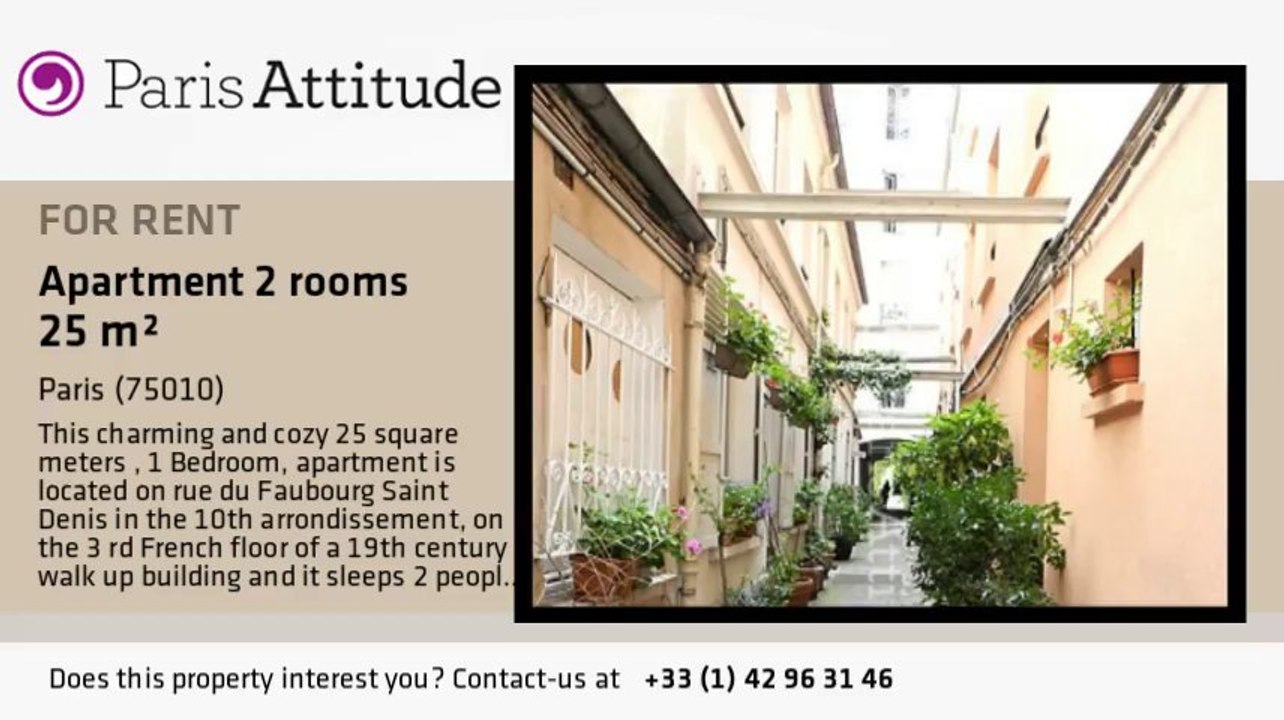 1 Bedroom Apartment for rent - Gare de l'Est/Gare du Nord, Paris - Ref. 8660