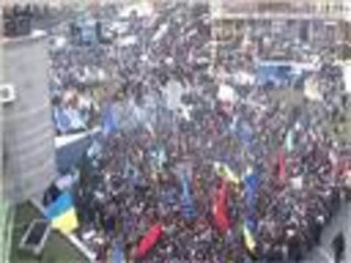 دعم أميركي للحركة الاحتجاجية الأوكرانية