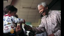 Mandela shares his wisdom with the young