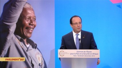 L'hommage de François Hollande à Nelson Mandela
