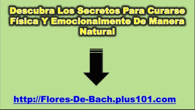 Terapia De Flores De Bach