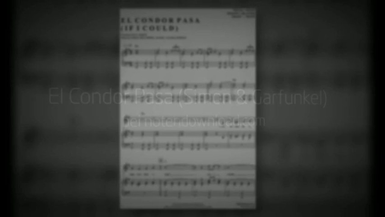 Noten bei notendownload - El Condor Pasa (Simon & Garfunkel)