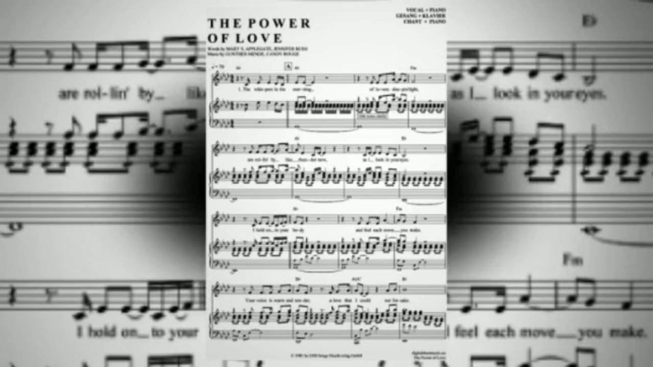 Noten bei notendownload - The Power of Love (Jennifer Rush)