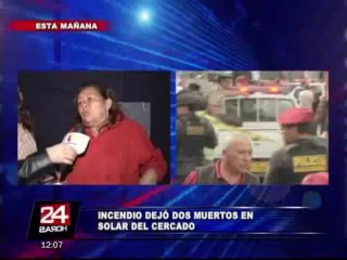 Centro de Lima: damnificados de incendio cuentan cómo se inició la tragedia