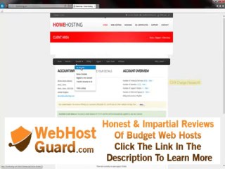 Howe Hosting - Edit Your Domain Contact Information