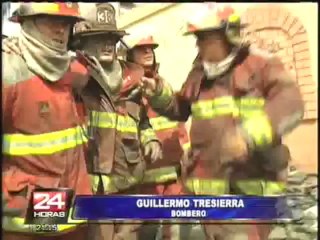Cuerpo de Bomberos celebró su día apagando devastador incendio en Lima