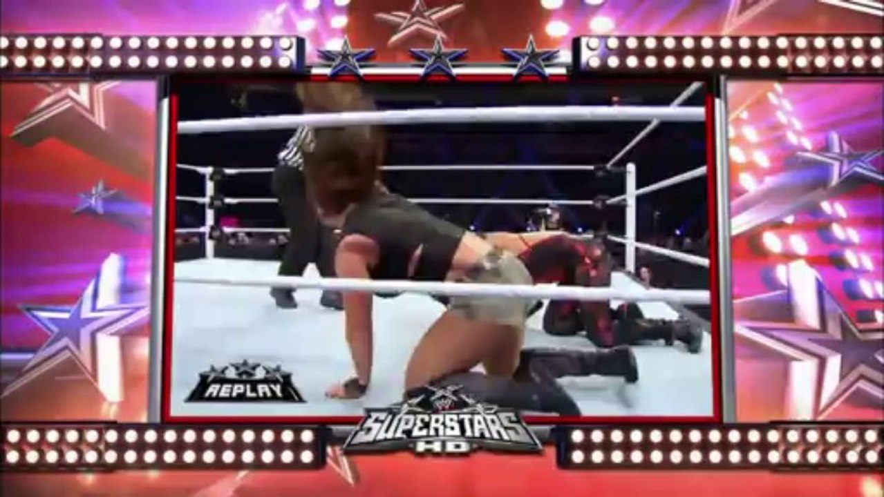 Kaitlyn vs. Aksana_ WWE Superstars, Dec. 6, 2013