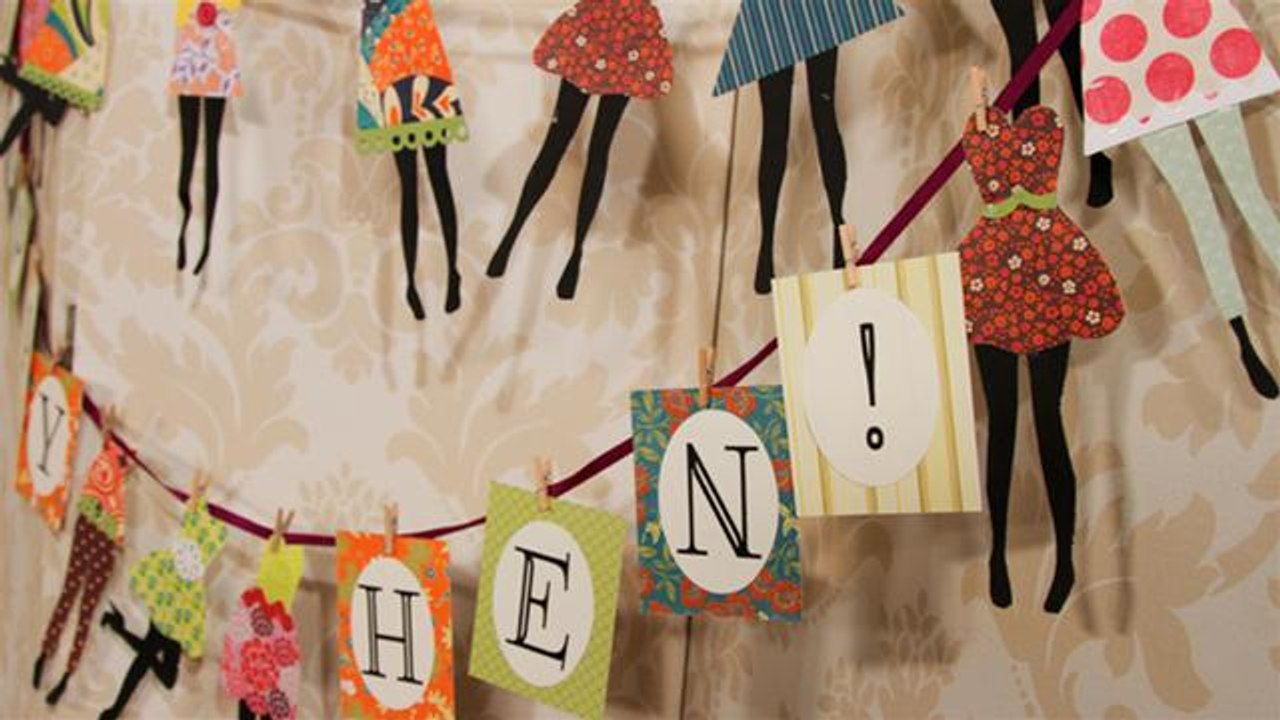 How To Make Bunting For A Hen Party