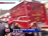 Voraz incendio consume más de 20 viviendas en el Centro de Lima (3/3)