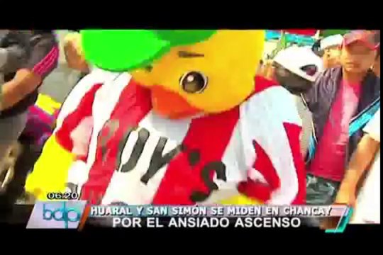 Unión Huaral y San Simón ya calientan la final de la Copa Perú