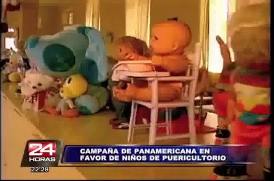 Panamericana busca alegrar la Navidad a niños del Puericultorio Pérez Araníbar