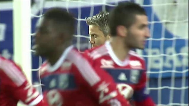 But Yassine BENZIA (56ème) - SC Bastia - Olympique Lyonnais - (1-3) - 08/12/13 (SCB - OL)