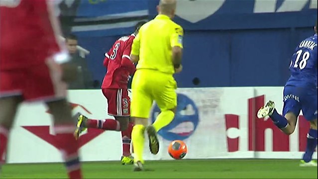 But Bafetimbi GOMIS (85ème) - SC Bastia - Olympique Lyonnais - (1-3) - 08/12/13 (SCB - OL)
