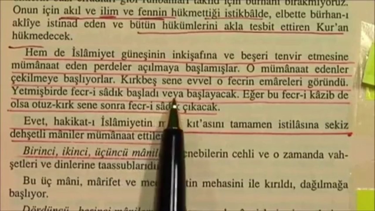 BEDİÜZZAMAN DİYOR Kİ _ MEHDİ 1981 - 1991 Lİ YILLARDA FAALİYE