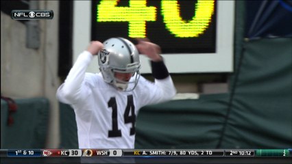 Matt McGloin intercepted by Ed Reed