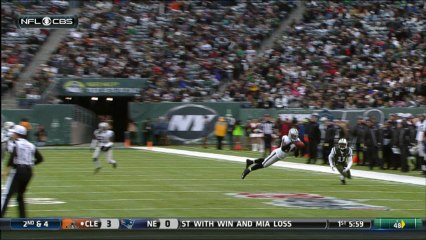 Geno Smith intercepted by Kevin Burnett