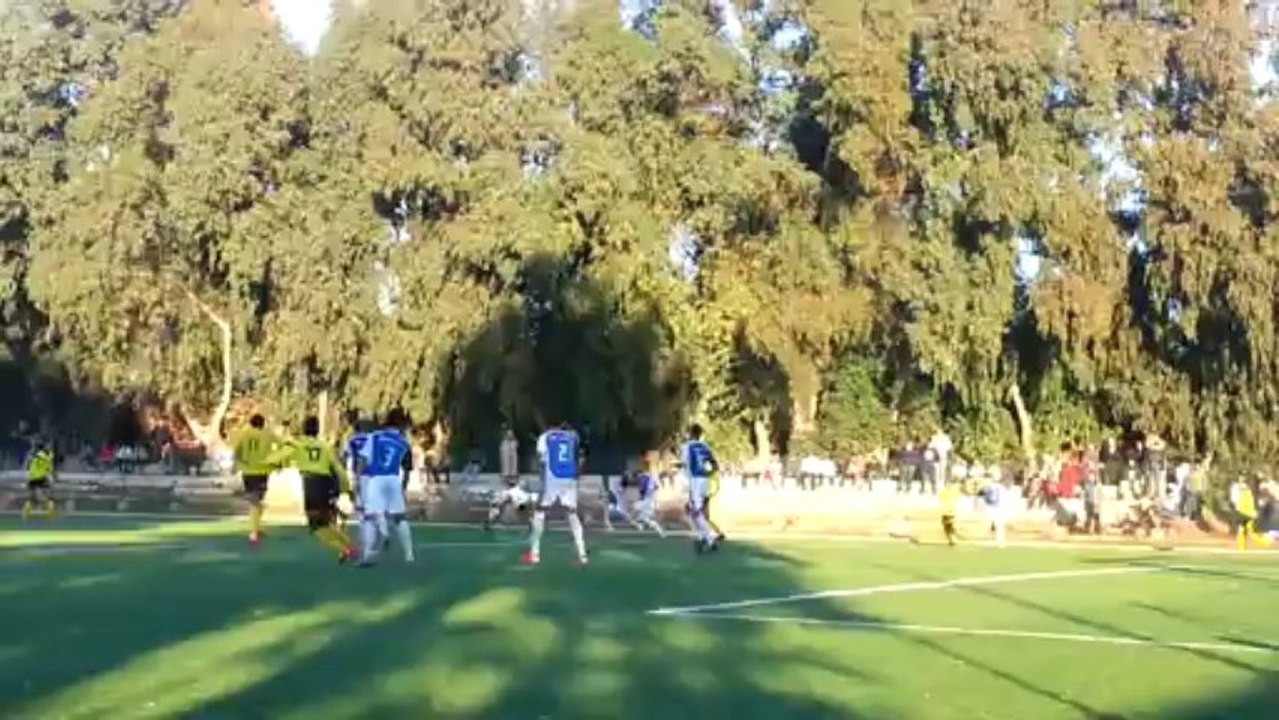 اللحظات الأخيرة من مباراة الشباب والتواركَة