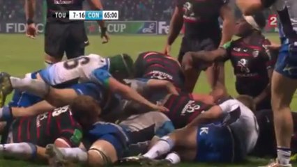Essai de Thierry Dusautoir  face au Connacht