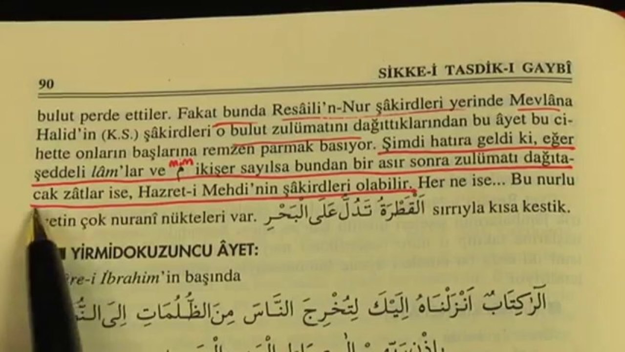 BEDİÜZZAMAN SAİD NURSİ'NİN HZ. MEHDİ HAKKINDA AÇIKLAMALARI -1