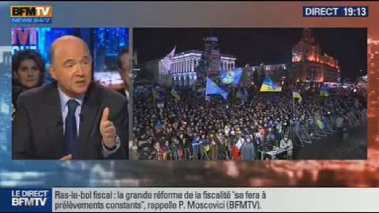BFM Politique: L'interview de Pierre Moscovici...
