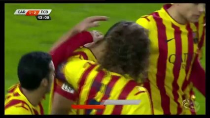 All Goals Cartagena 1-4 Barcelona (06-11-2013) Highlights