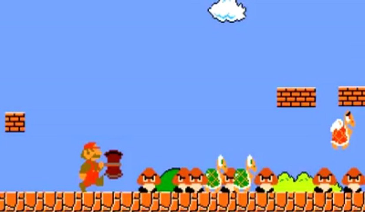 Mario goes crazy