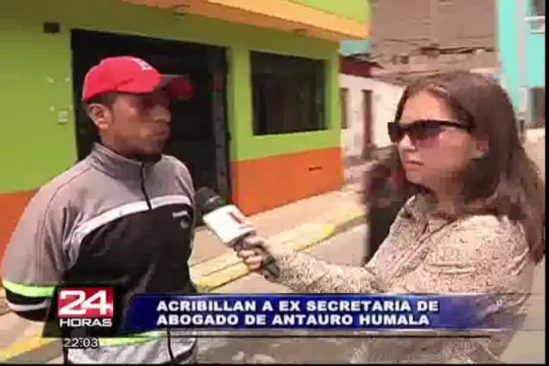 Secretaria de exabogada de Antauro Humala fue baleada en El Agustino