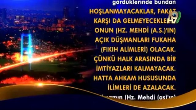 Cübbeli Ahmet Hoca Hz. Mehdi (as)'ın her an çıkabileceğini ancak bidatlara alışanların Hz. Mehdi (as) zuhur ettiğinde onu inkar edeceklerini anlatıyor