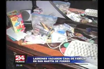 VIDEO: ladrones se llevan más de 3 mil euros de una vivienda en SMP