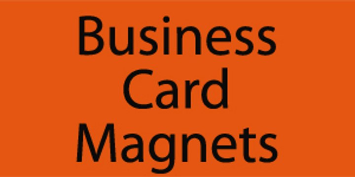 Magnetic Business Cards | Business Card Magnets, in Asheville North Carolina from Highridge Graphics