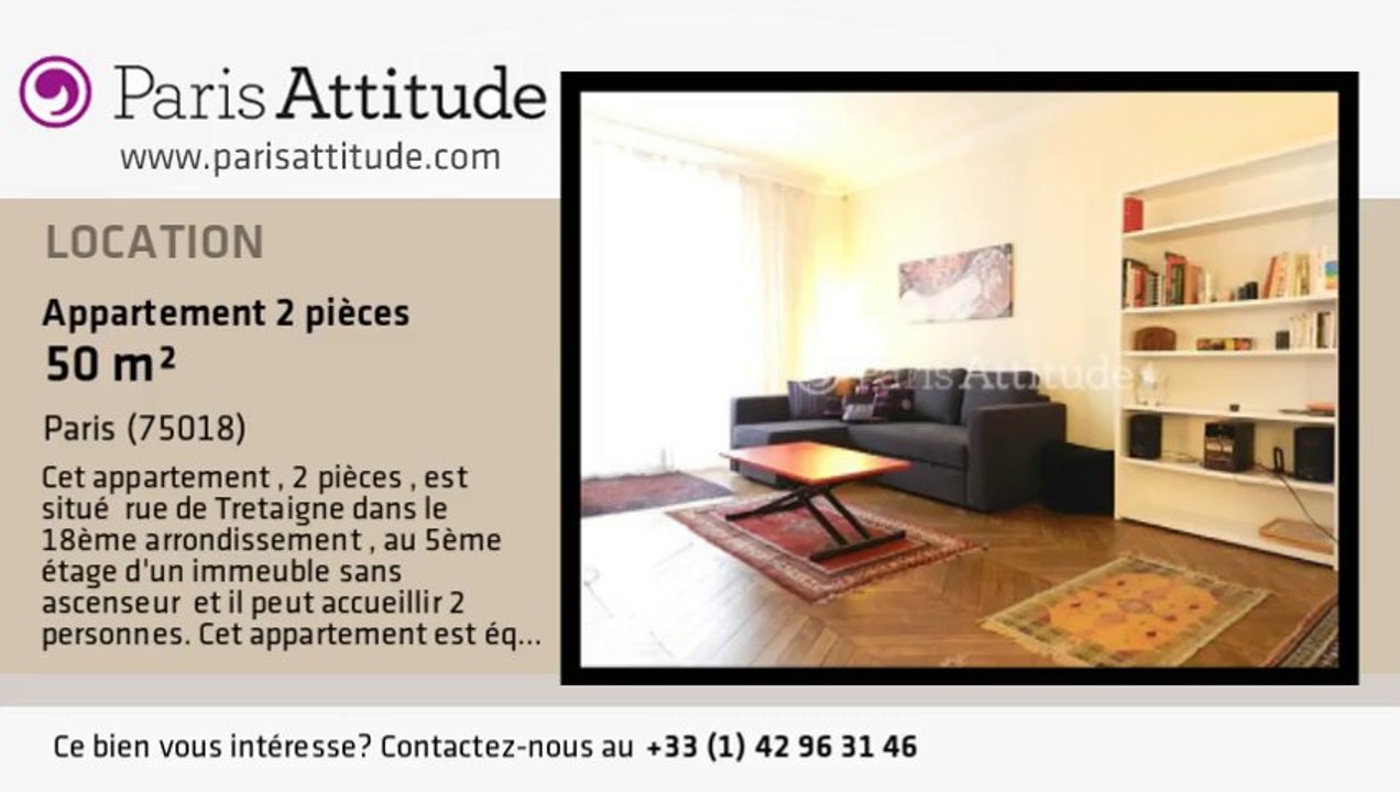 Appartement 1 Chambre à louer - Jules Joffrin - Mairie du 18ème, Paris - Ref. 8379